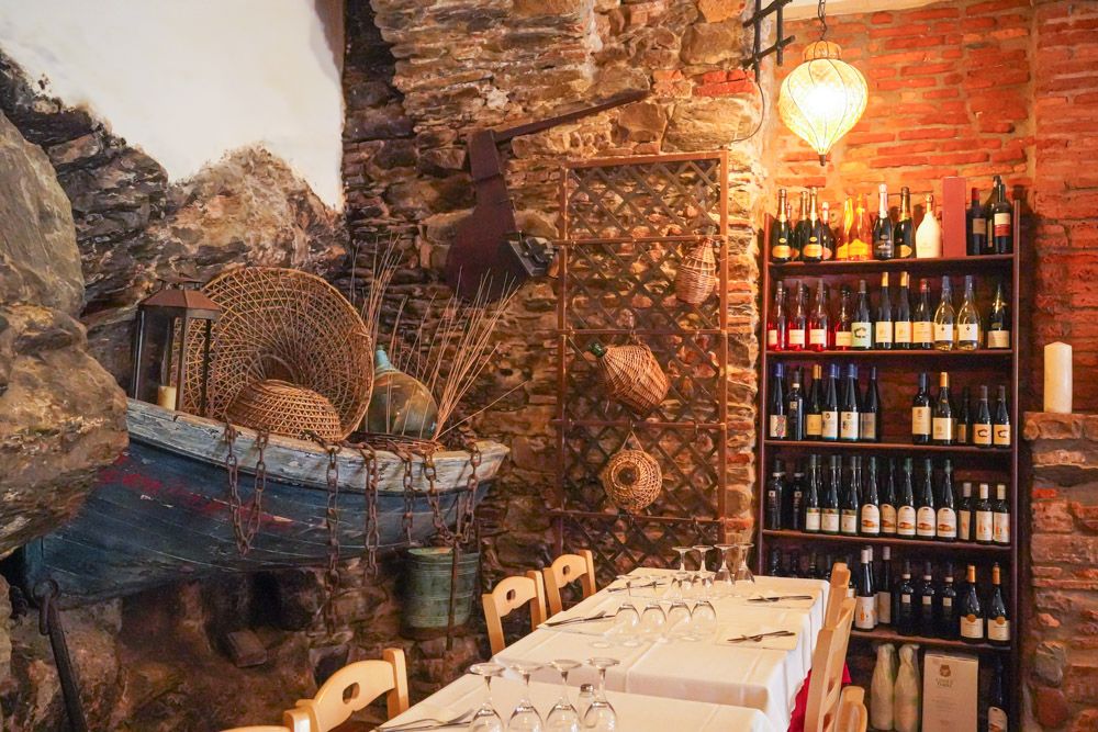 cantinetta al ristorante gambero rosso